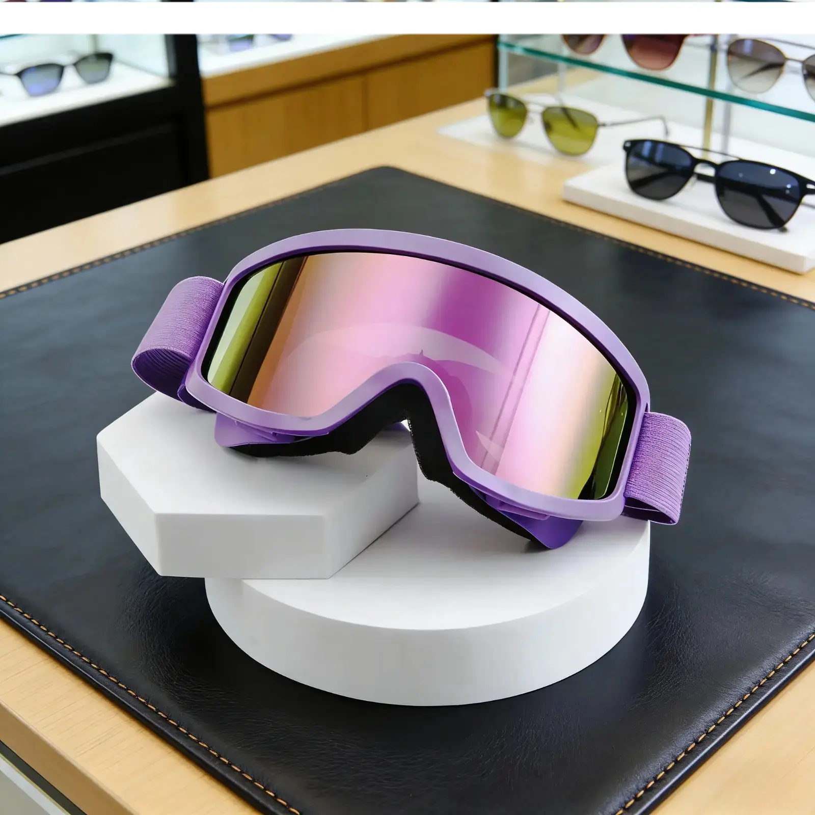Colorful Reflective Lens Breathable Ski Goggles, HD Anti-Fog & Windproof Snow Glasses with Soft Cotton Padding, Ideal for Snowmobiling, Off-Road & Winter Outdoor Sports
