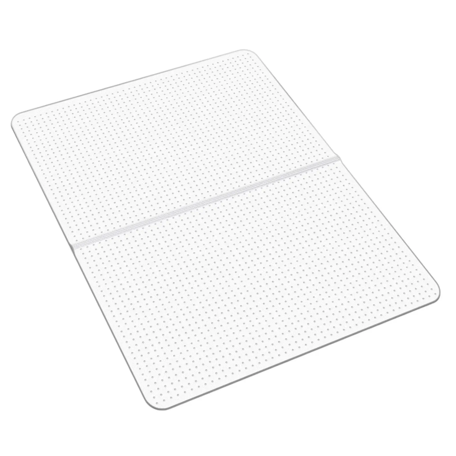 【Summerfinds】VEVOR Rectangular PVC Plastic Office Floor Protector Single Mat, 36x48-in Stud Pattern, Non-Slip, Easy to Clean, Smooth Glide for Carpeted Home Office Use