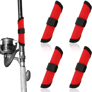 4/10pcs Lure Wrap, 5.9 Inch Fishing Lure Covers Bait Gloves Fish Hook Storage Protectors Pole Sleeve Guard to Keep Fishermen Fishing Safe for Fishing