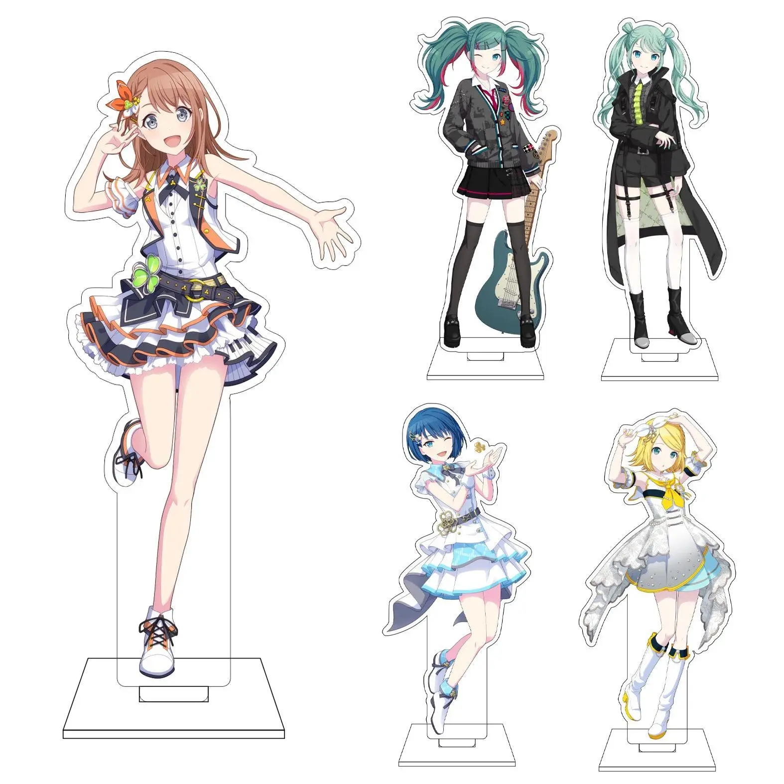 16CM Anime ‌Project SEKAI COLORFUL STAGE Cosplay Acrylic Figure Stand Plate MEIKO Megurine Luka Kagamine Rin Ornaments Gifts