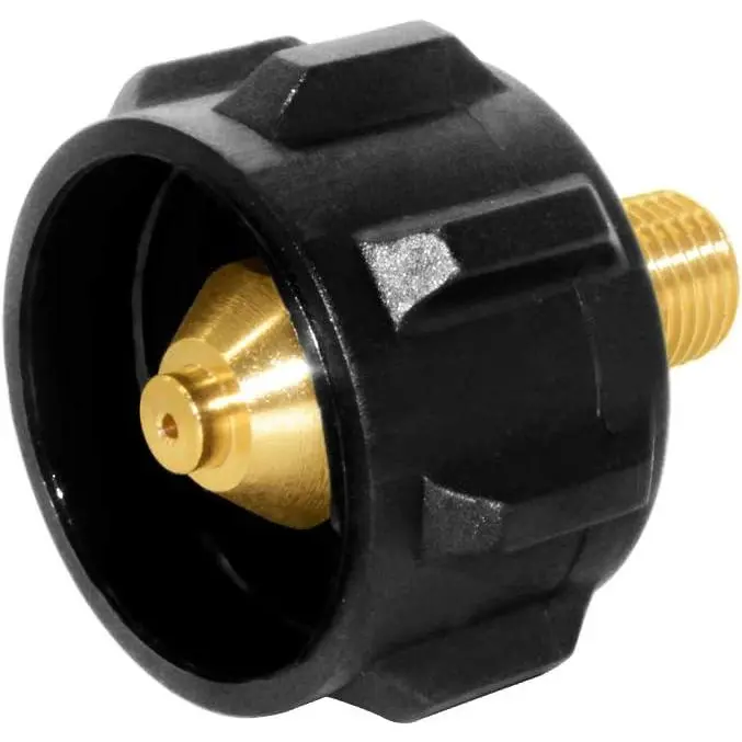 QCC1  Gas Fitting Adapter With 1/4 Inch NPT Male Pipe Thread, Pack of 1
