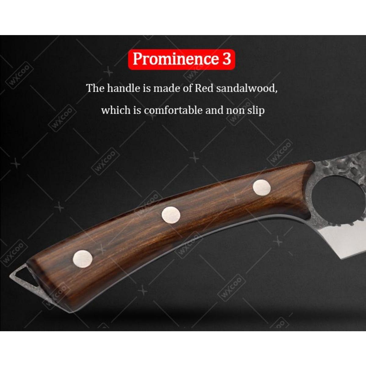 1 PC Multipurpose Knife Household Cooking Tool Handmade Forged Knife Kitchen Vegetable Cutter Professional Utility Butcher Cutting Paring Meat Cleaver