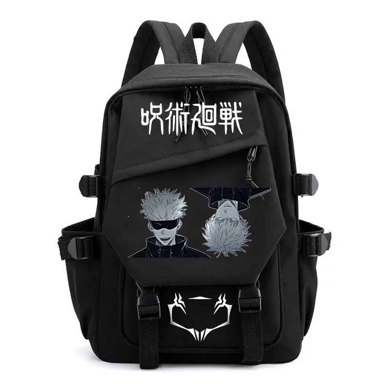 Jujutsu Kaisen Backpack, Anime Character Kids School Bag, Student Campus Backpack for Elementary Middle High School College Students