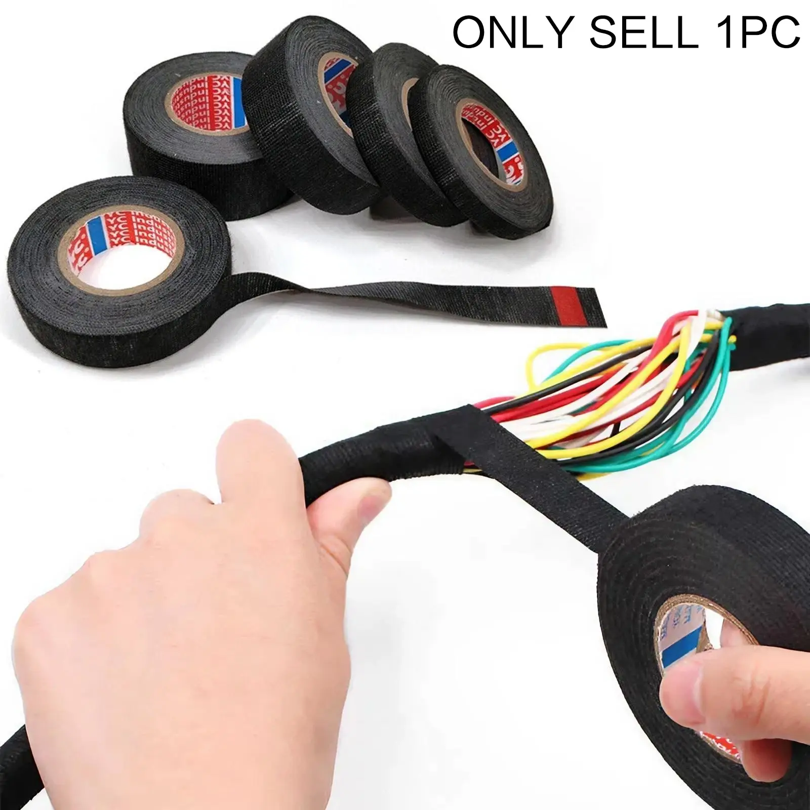 Electrical Insulation Tape, Heat Resistant Cable Tie, Flame Retardant Tape, Industrial Adhesive Tape, Multipurpose Tape for Home & Office