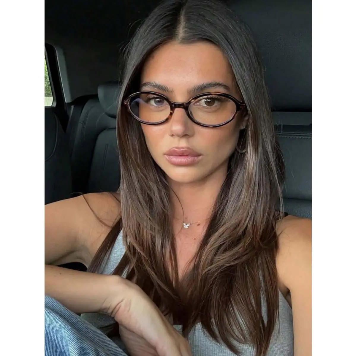 Unisex Vintage Oval Flat Eyeglasses Frames - Polycarbonate Plain Leopard/Leopard Styles, Daily Wear Eyewear for Study & Versatile Occasions, Casual, None, All Occasions, Full Rim