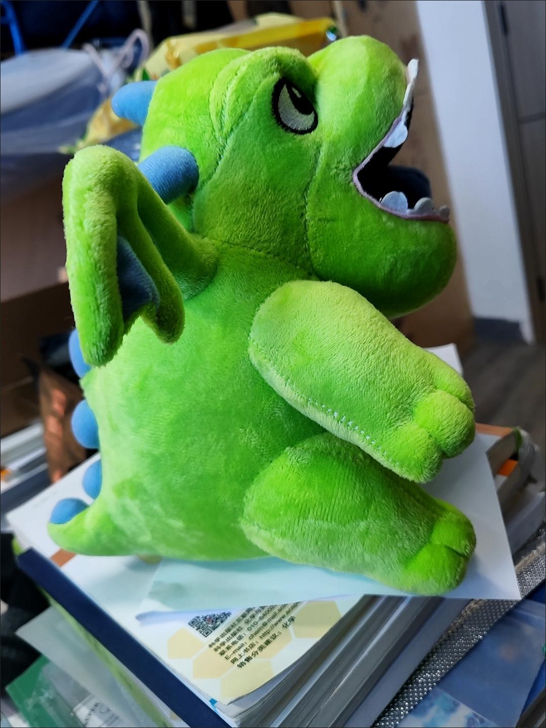 35cm Clashed Royale Plush Toy Log Rolling Wood Soft Stuffed Baby Dragon War Revenge Cartoon Character Dolls Birthday Xmas Gift