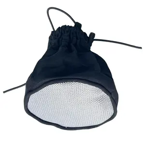 Foldable Travel Hair Dryer Diffuser Sock Attachment for Curly Wavy Hair, Fits Most Standard Size Hair Dryers (Silver)