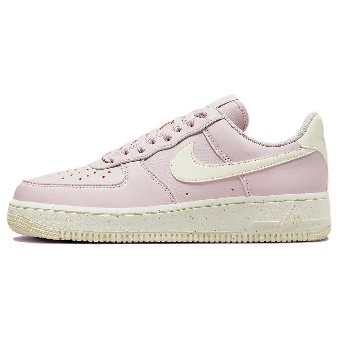 Nike Air Force 1 Low Next Nature Women’s Eco-Friendly Pink Beige Sneakers Verifiable, with credentials and supporting global authentication