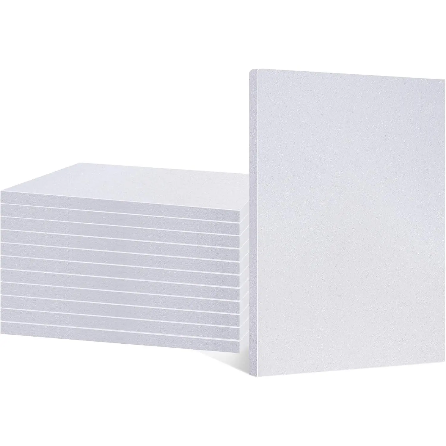 12 Pcs Bulk Foam Board 12" x 7.5" x 1/2" Xps Foam Sheet Panel for DIY Crafts Sculpture Modeling Floral Arrangements School Home Office Art (White)