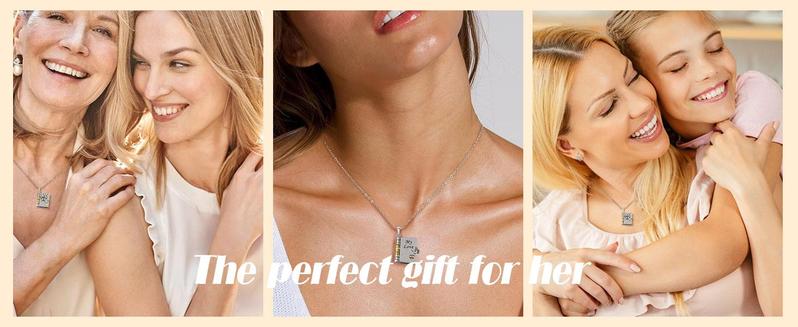 My Love Flip Book Necklace for Couples – Mini Storybook Pendant with It’s You It’s Always Been You Quote, Meaningful Romantic Jewelry, Perfect Anniversary or Valentine’s Day Gift