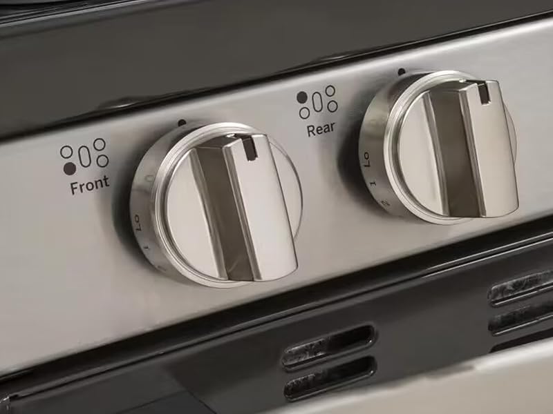 WB03X24818 Stove knobs Replacement Parts for GE Stove Parts Cooktop Knobs 222D5786P010 General Electric Gas Range Knobs Plastic Burner Control Knob GE Oven knob 1 Pc