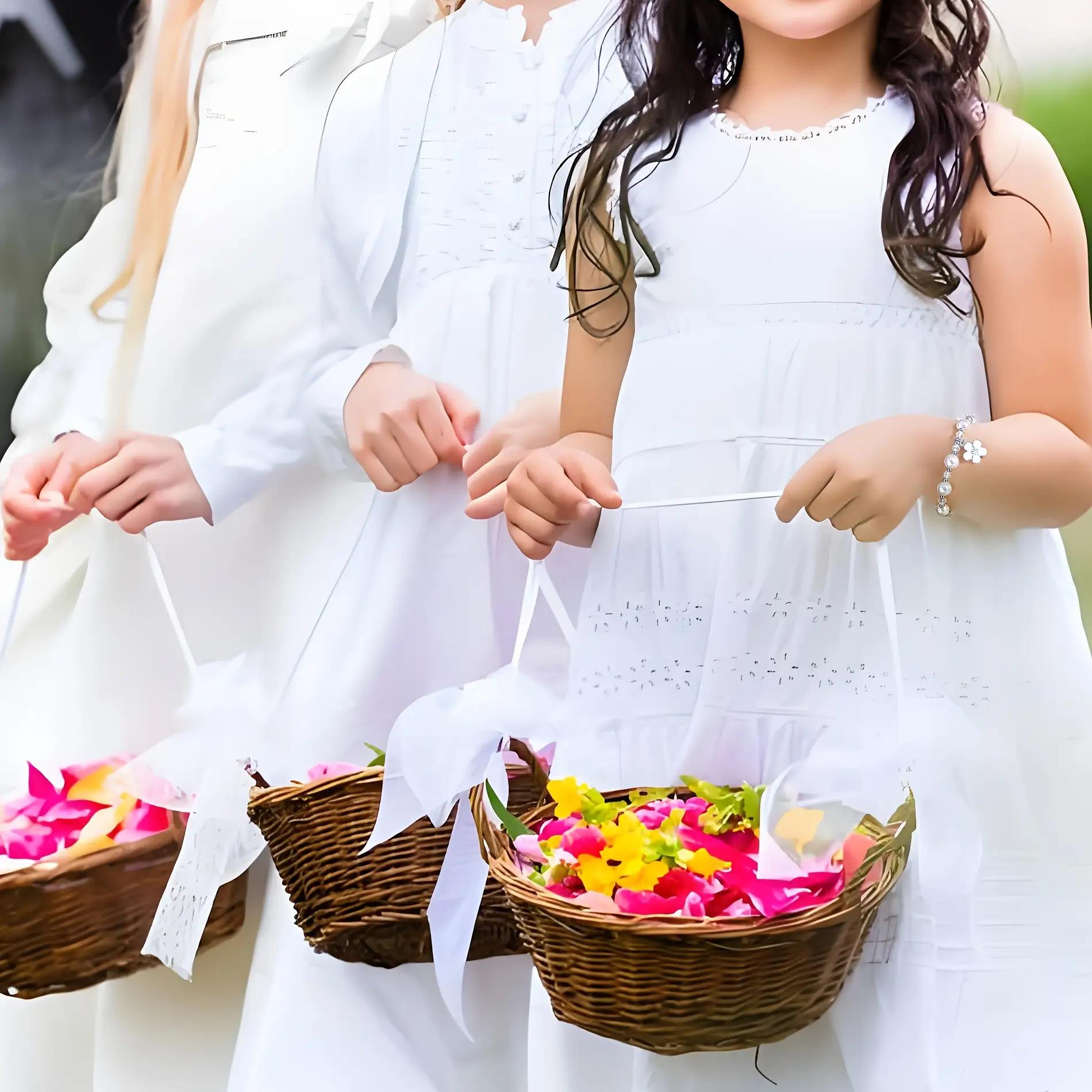 Elegant Floral Bracelet - Adjustable Handmade Acrylic Wedding Gift for Flower, Pink & White Beads with Sparkling Accents, Perfect for Weddings & Special Occasions, Cute Bracelet