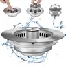 3 in 1 Kitchen Sink Drain Strainer, Stainless Steel Sink Stopper, Anti-clogging Drainage Odor Filter Sink Plug, Drain Cover Strainer for US Standard 3 1/2 Inch Drain, Home Goods