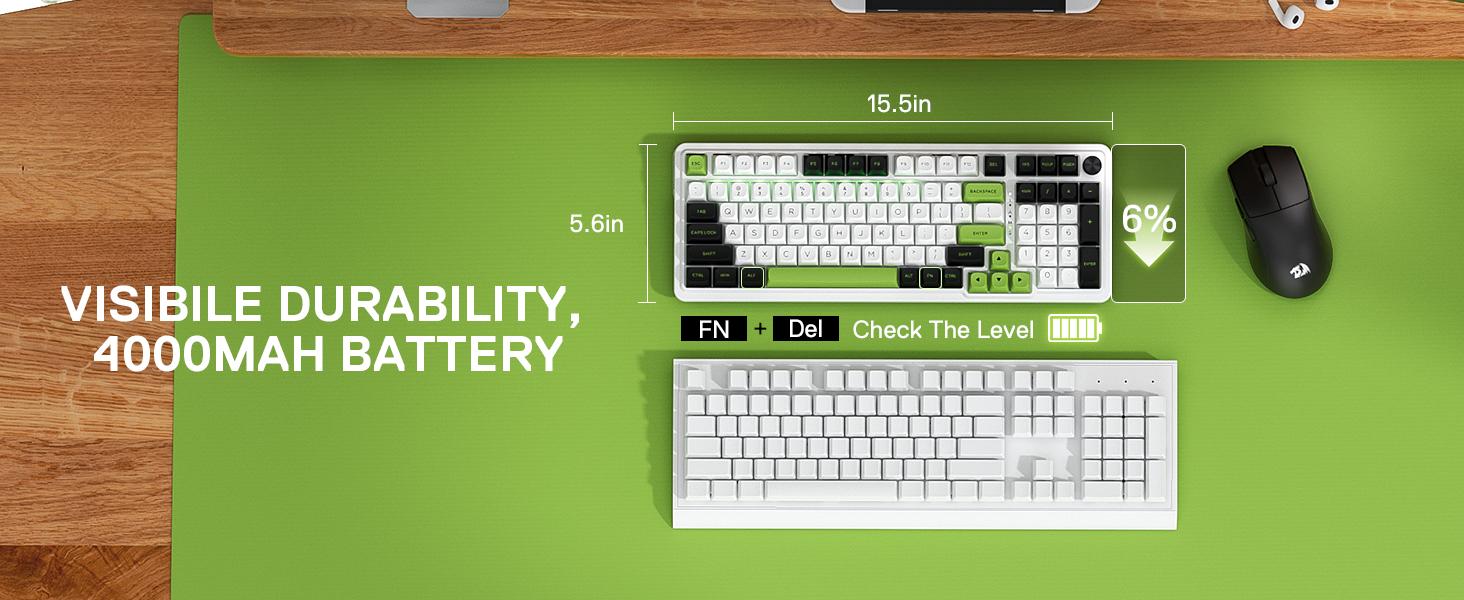 Redragon K686 PRO 98 Keys Wireless Gasket RGB Gaming Keyboard, 3-Mode PBT Mechanical Keyboard w/Hot-Swap Socket, Dedicated Knob Control & 5-Layer Noise Dampening, Custom Linear Switch