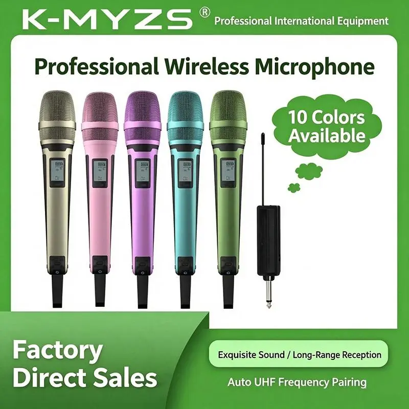 K-MYZS MYSL-9 Wireless Handheld Microphone - Portable Audio Communication Device
