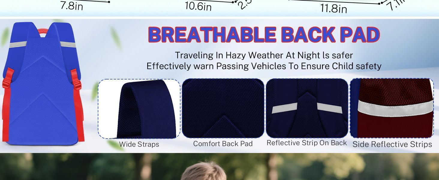 School Backpacks for Boys - 3PCS Gamer Boys Backpack with Lunch Box Set for Kids Teens, Multifunctional Bookbag for Elementary Middle School Students, 17″ Video Game Travel Bag Ages 6-18