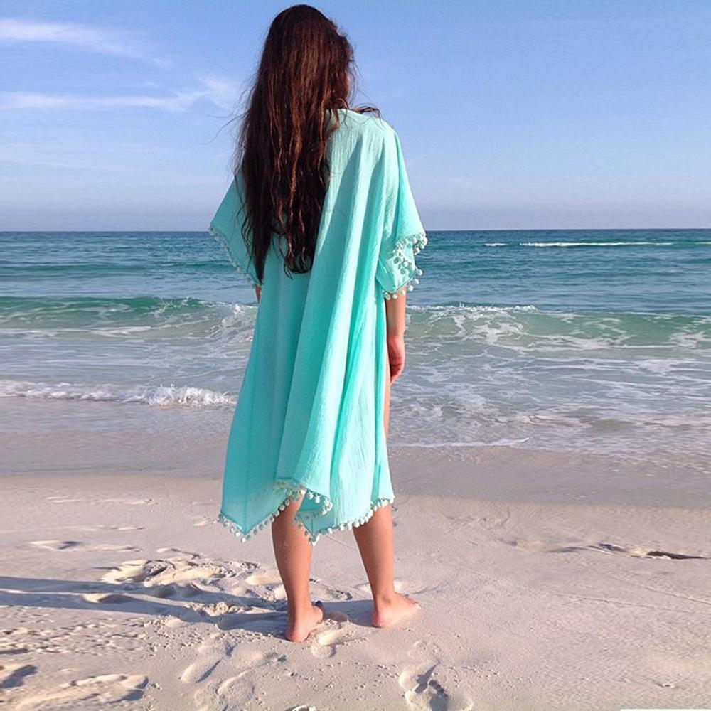 New summer cardigan cape 2026 Hollow knit women's beach wear cover sun protection beach wear