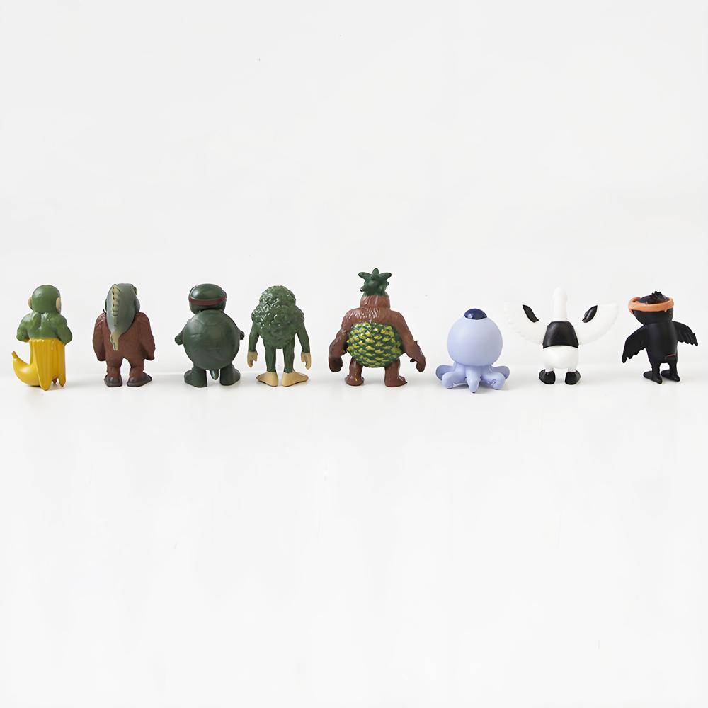 24pcs/set Italian Brainrot Tung Tung Sahur Shark Tralalero Tralala Action Figures Bombardiro Crocodilo Shimpanzini Bananini Toy