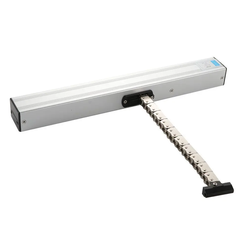 Smart Chain-Type Electric Window Opener, Plastic Build, Rain Sensor, Remote/Mobile App Control, Low-Noise Motor, Adjustable Stroke, Easy Mounting, 47*4cm, Prevents Indoor Water Leakage, Auto Opens Smoke Exhaust Windows for Home Skylights, Remote Control,,