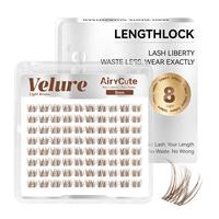 Light Brown Velure One-Length-8mm