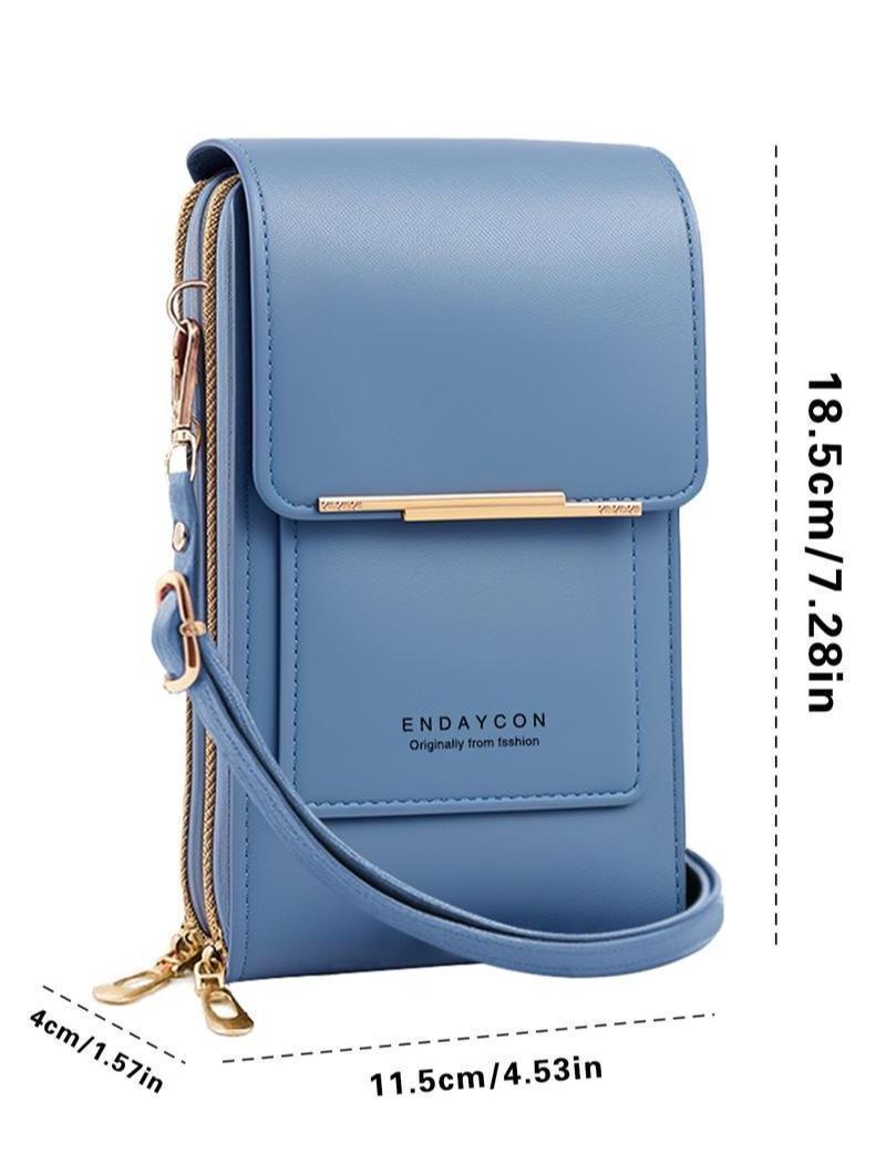 2026 Trendy & Minimalist: Elegant Women's Touchscreen Crossbody Phone Wallet — Multi-Card Slots & Coin Pocket Design | Adjustable Strap, Water-Resistant | A Must-Have for Shopping & Travel — Multiple Colors Available (Mother's Day Special)
