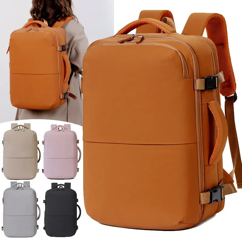 Cross-border hot-selling airbag backpack large-capacity business commuter computer bag expandable waterproof vacuum compression backpack