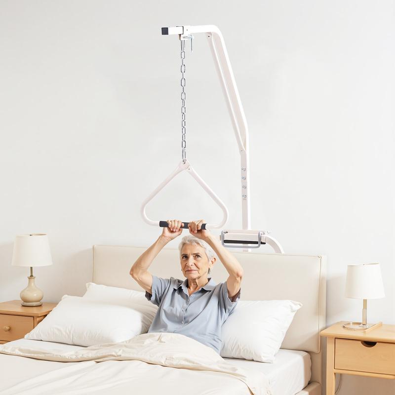 VEVOR Trapeze Bar for Bed Mobility, Bed Trapeze with Clamps and Floor Stand, 250LBS Weight Capacity Bed Pull Up Assist for Elderly, Patients & Disabled, Suitable for Home Care, Hospital, Nursing Home VEVOR Trapeze Bar for Bed Mobility, Bed Trapeze with Clamps and Floor Stand, 250LBS Weight Capacity Bed Pull Up Assist for Elderly, Patients & Disabled, Suitable for Home Care, Hospital, Nursing Home