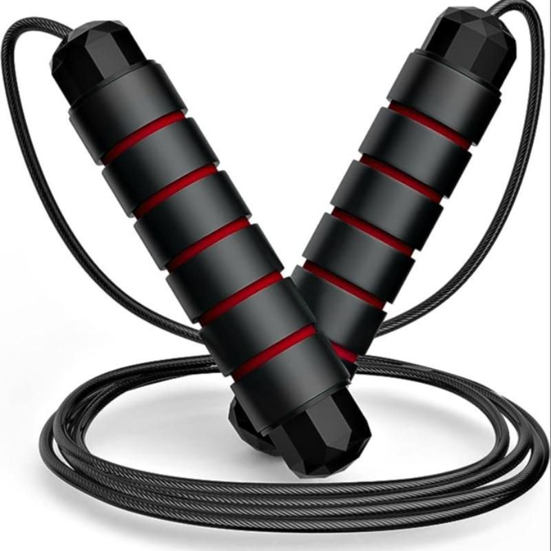 Adjustable Durable Skipping Rope Ball Bearing Lightweight for Adults Kids Home Office Fitness