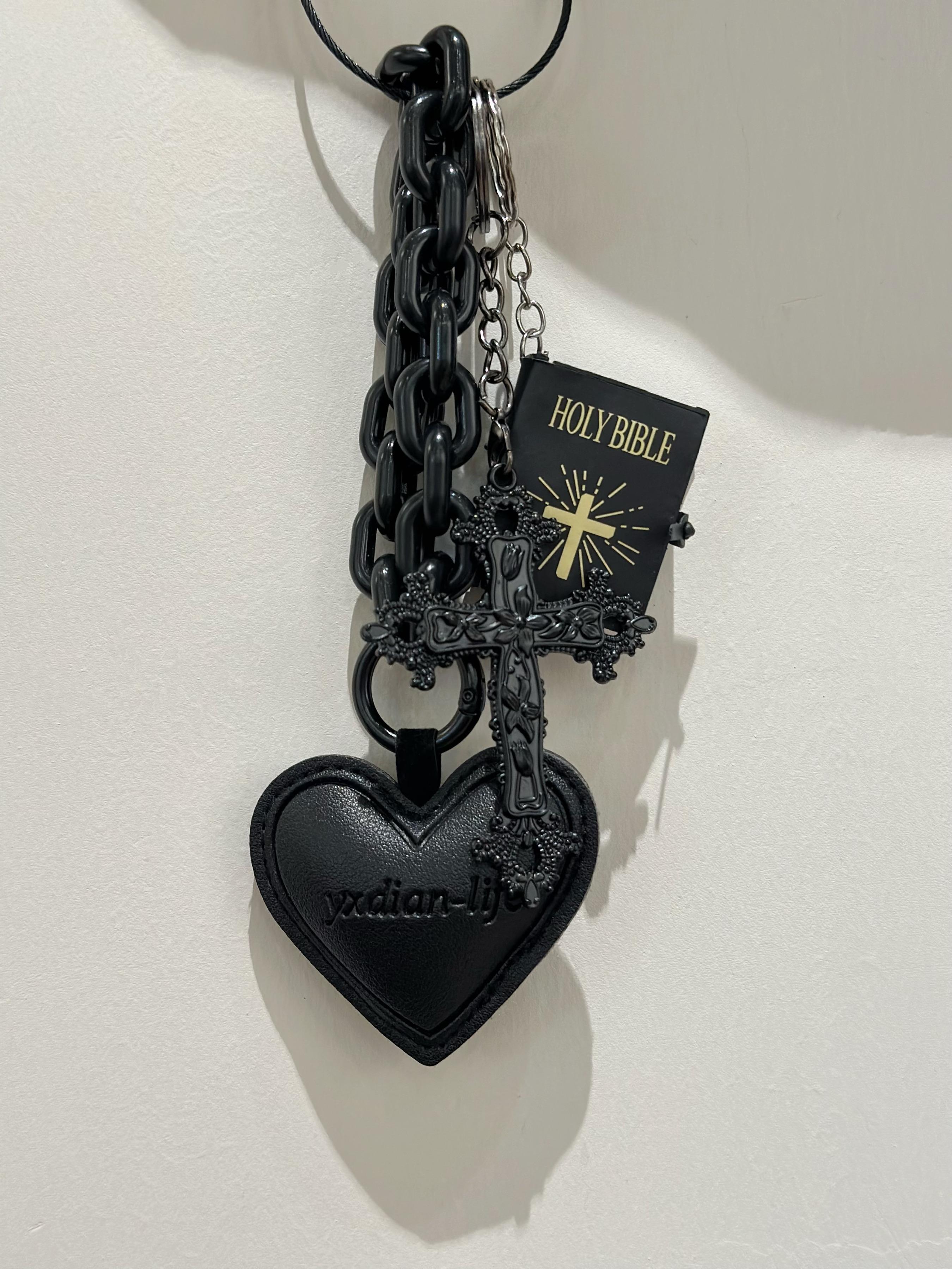 Gothic Style Bag Decoration, Fashionable Bag Keychain, Bag Charm for Women & Men, Trendy All-match & Exquisite Heavy Duty Keychain for Birthday Gift