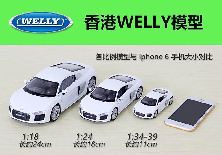 Welly 1:36 Cadillac 2017 Escalade Imitation Alloy Car Model Bicycle Toy