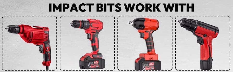 10pcs Drywall Bit Attachment with Depth Stop,  Magnetic Drywall Screwdriver Bits for Countersinking Drywall Screws in Plasterboard, 1/4 Inch Hex Shank Plasterboard Bit