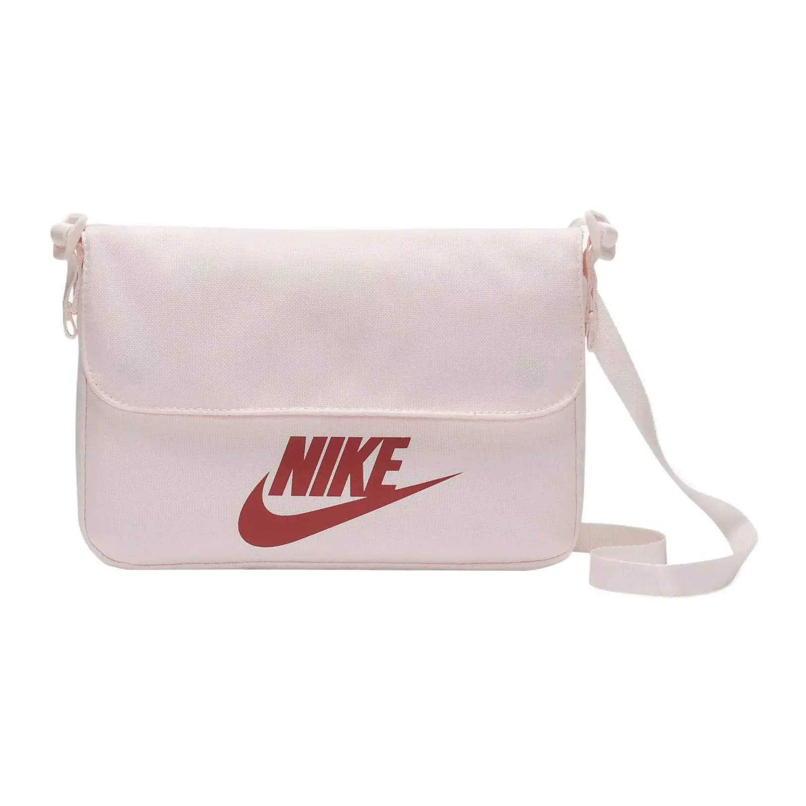 Nike Sportswear Futura 365 Small Fabric Crossbody Bag for Women, Casual Logo Style in Light Pink