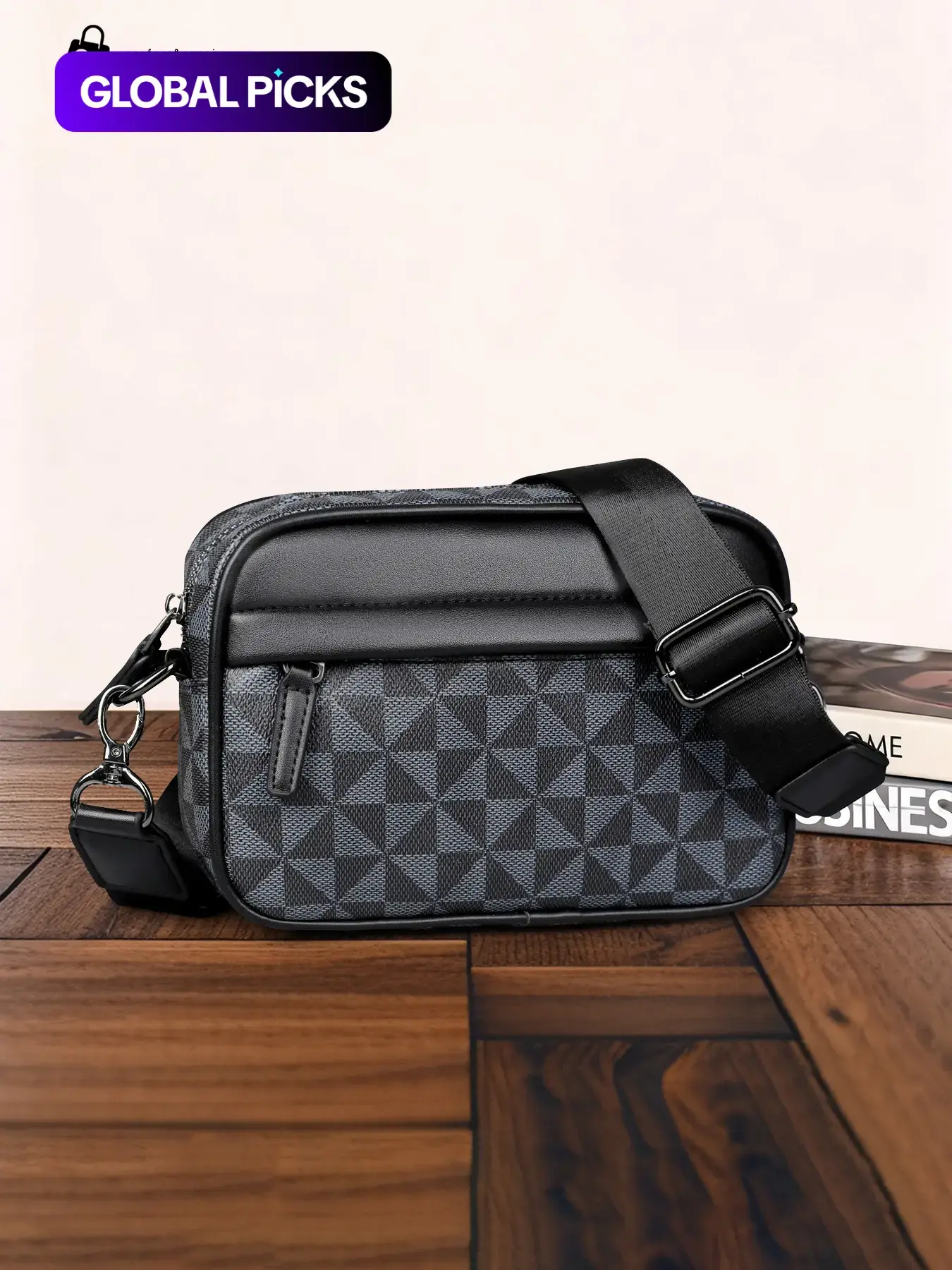 Personalized Vintage Small Stylish Crossbody Messenger Bag for Travel & University Use, Casual Crossbody Bags, Christmas & Thanksgiving Gift Ideas