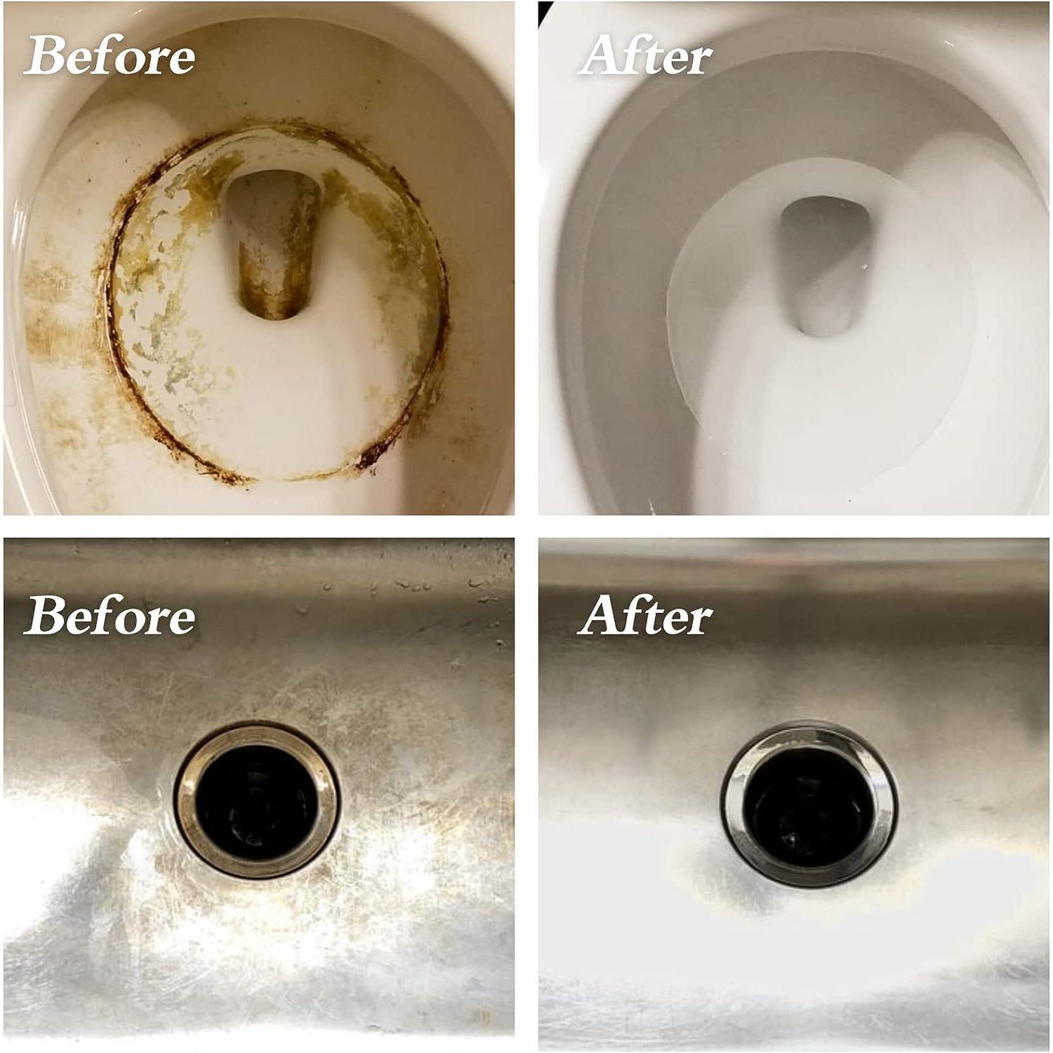 12Pack Pumice Stone for Toilet Cleaning Bowl Stick,Powerfully Cleans Hard Water Rings, Calcium Buildup & Stains, Suitable for Cleaning Toilet, Bathtubs, Kitchen Sink, Grill