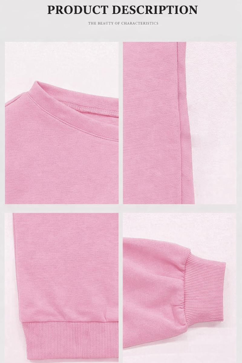 Women's Leopard Print Bow Print Crewneck Sweatshirt and Drawstring Track Pants Set, Casual Sportswear, Long-Sleeve Round Neck Top and Pants, Suitable for Spring, Autumn and Winter, Everyday Wear