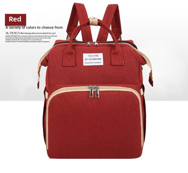 New portable folding bed sports outdoor backpack, lightweight large-capacity sports bag, multi-purpose backpack