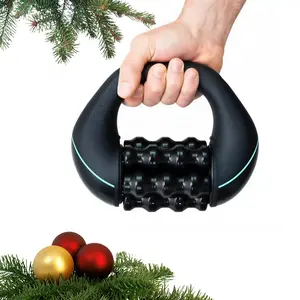 2026 new portable heating electric rolling massager wireless charging deep muscle roller fitness enthusiast gift