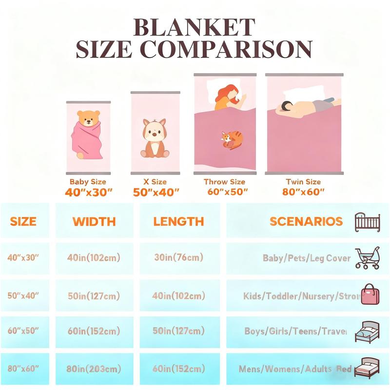 Comfy Soft Floral Swedish Dala Horses Throw Blanket,  Flannel Home Blanket Wearable Blanket, Queen Size Blankets for Bedroom Living Rooms Sofa Couch, 40"x50"