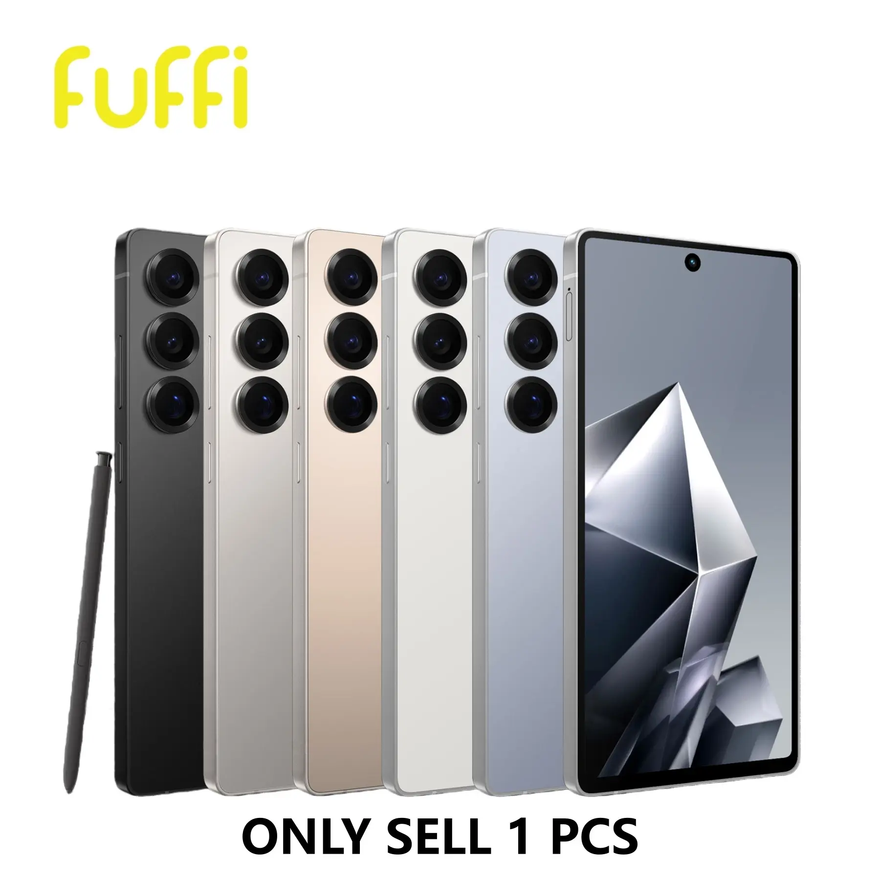 Fuffi Smart Phone 6.8-Inch HD Screen, Global 4g Network, Dual Sim, 3gb RAM 32GB ROM, 8mp+16mp Camera, 4000mah Battery, Stylus Pen, Metal Frame