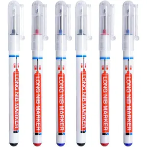 6 PCS 20 mm Black Blue Red Permanent Deep Reach Markers  Deep Hole Woodworking, DIY crafts