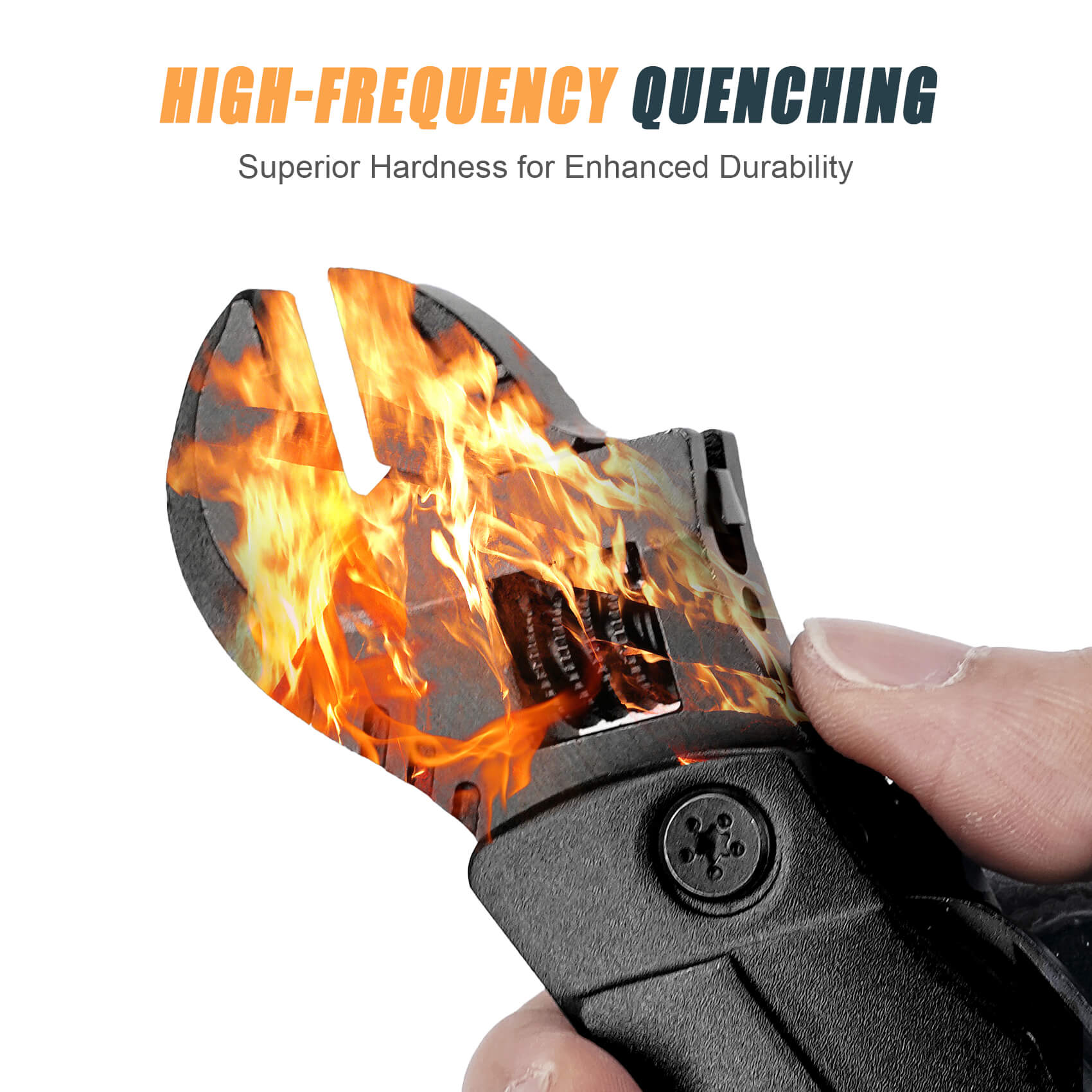 Multitool Wrench With Screwdriver Cutting Saw, Bottle Opener,Multi Purpose Pocket Size Gadget Camping Gear for Mechanical Maintenance, Camping and DIY Lover, Gift Idea for Him / Her