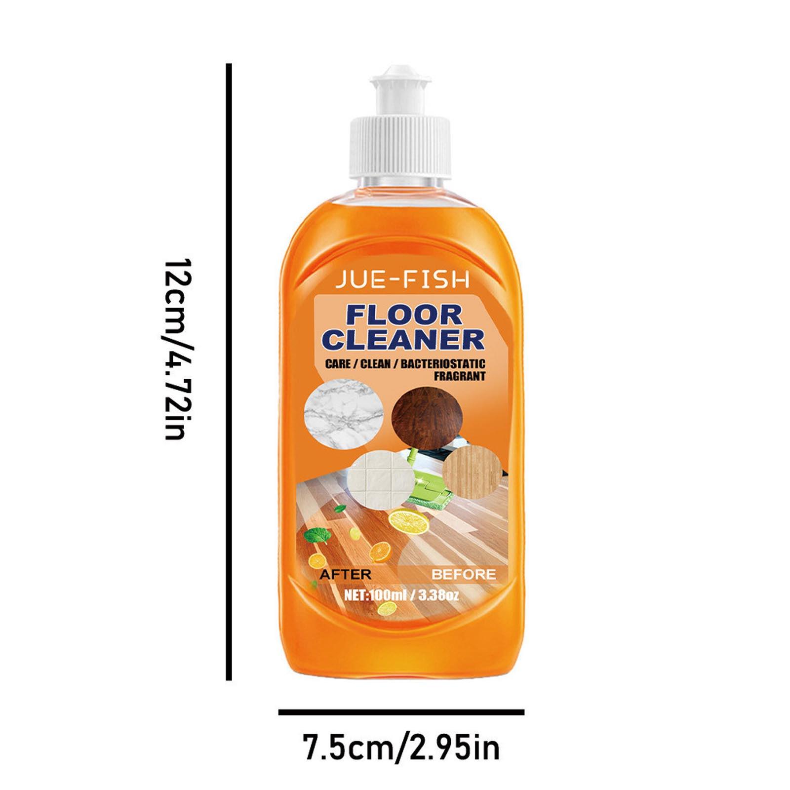 Jue-Fish Floor Cleaner, Wood Floor Cleaning Polishing Brightening Strong Decontamination Descaling Tile Cleaner Jue-Fish Floor Cleaner, Wood Floor Cleaning Polishing Brightening Strong Decontamination Descaling Tile Cleaner