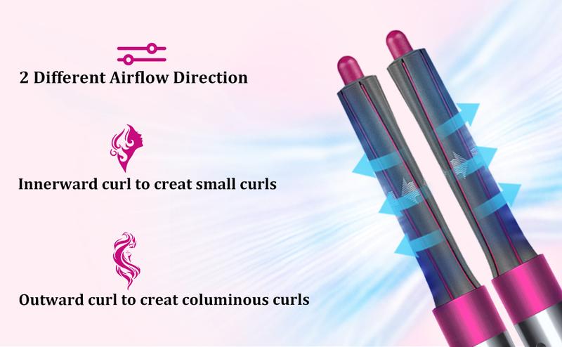 1.2 Inch/30MM Long Hair Curling Iron Barrels For Dyson Airwrap HS01 HS05 Attachment Parts Hair Tool, With Adaptor For Dyson Hair Dryer Converting To Airwrap Styler, 1 Pair