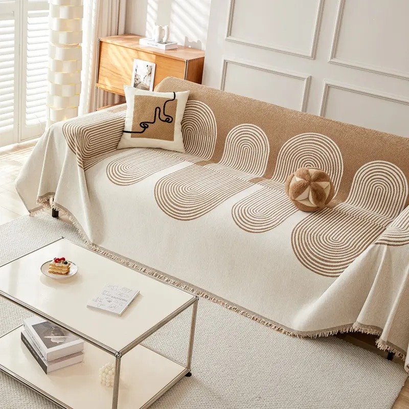 Sofa towel, high-end modern Nordic sofa cover cloth, chenille anti-cat scratch, four-season universal sofa cover, sofa cover, Cover for sofa, Washable Sofa Covers