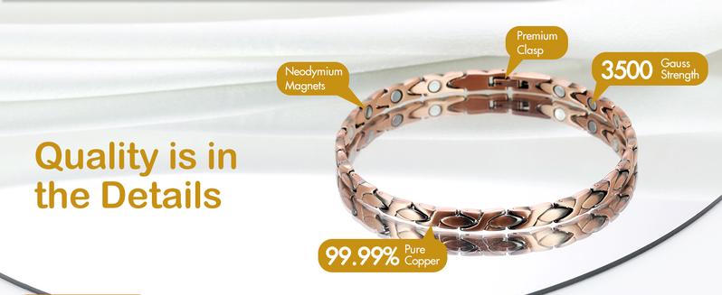 Jecanori Magnetic Copper Anklets for Women Copper Ankle Bracelet for Women 99.99% Pure Copper with Magnets for Feet & Ankles (X Shape) Fashionable Accessory