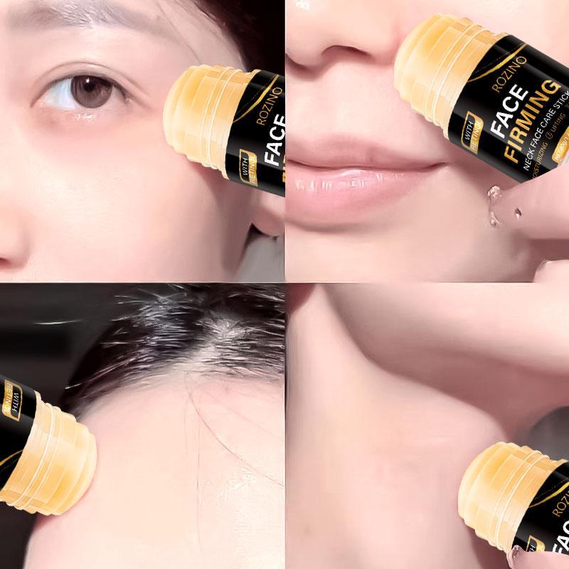 Retinol Firming Facial Moisturizer Care Stick, 40 g / 1.41 oz, Lifts & Reduces Wrinkles on the Face & Neck, Moisturizes & Nourishes, Reduces Fine Lines, Portable Design with Anti-Aging Ingredients