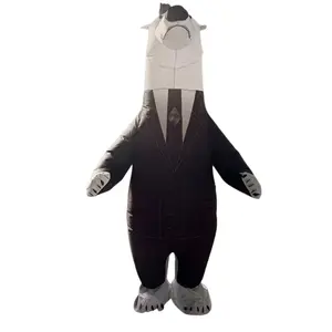 Polar Bear Inflatable Costume, Outdoor Activity Wear, Party Game Props, Halloween Performance, Adult Funny Dress-Up, Party Supplies