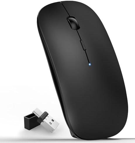 Bluetooth Mouse for MacBook/Laptop/Notebook/pc/iPad/Chromebook, Wireless Mouse forMacBook air/Pro (White)