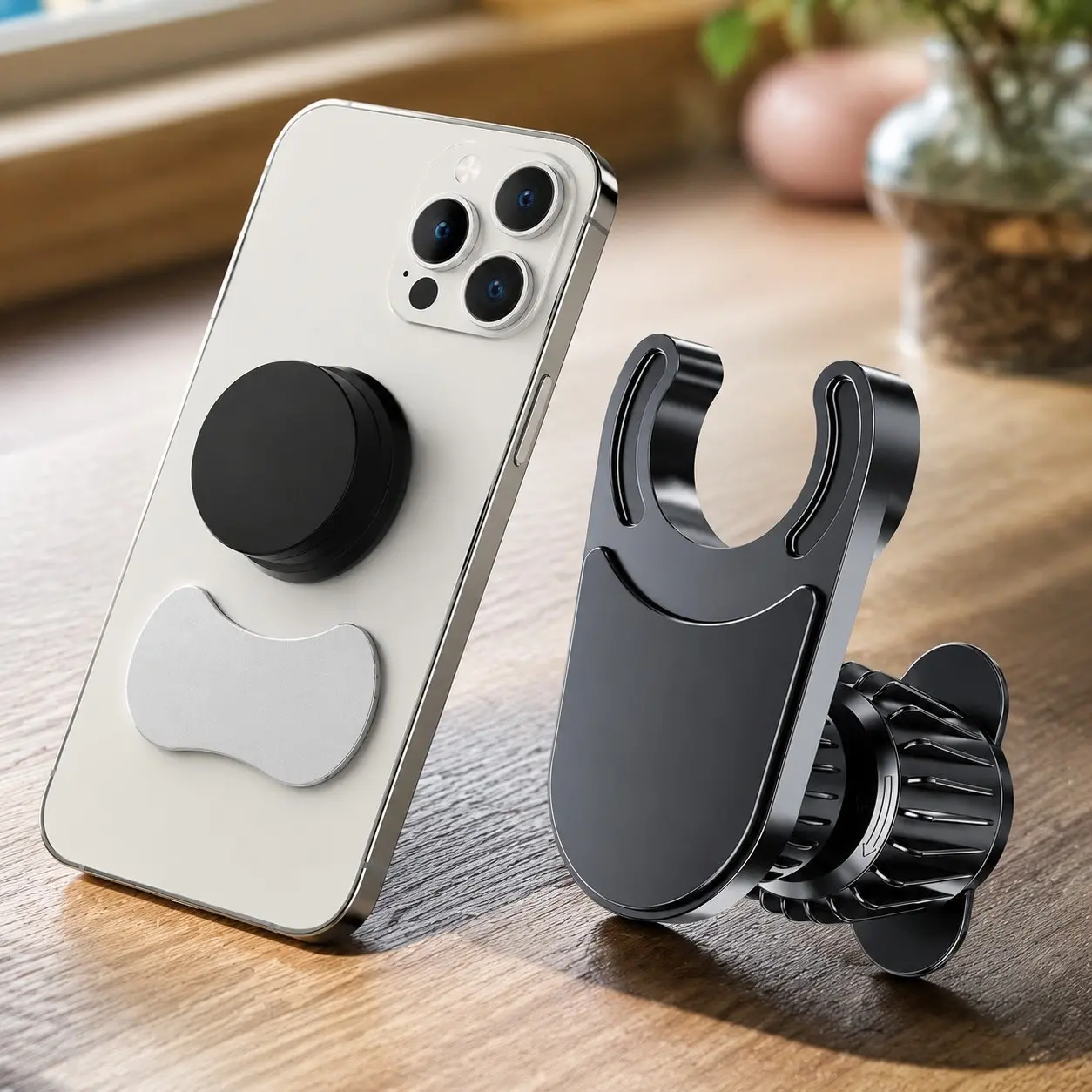 2X-Hold Magnetic Car Mount for PopSockets, Socket Car Phone Holder AC VentGift