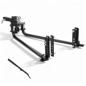 VEVOR Weight Distribution Hitch, 12000 lbs Max Towing 1200 lbs Max Tongue, Weight Distributing Hitches Kit with Sway Control Includes 2 in Shank 2-5/16 in Ball, Load Leveling Hitch for Trailers